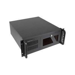 Unykach Caja Rack 4 Unidades 19 Pulgadas Negro UNYKACH 4U 19" con Ventiladores 3 y USB 3.0, Certificaciones CE y RoHS