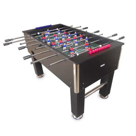 Ociotrends Futbolín de Salón Negro Jugadores Piernas Abiertas 140 x 74 x 88 cm