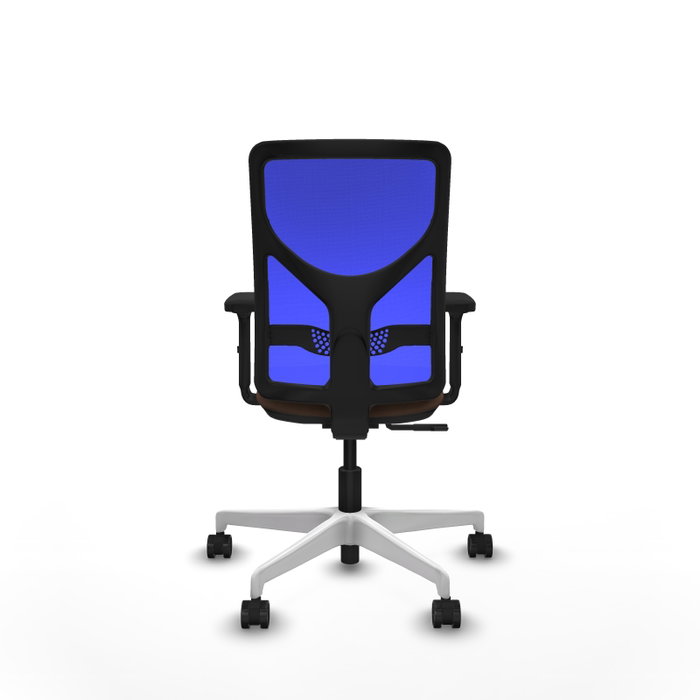 PIQUERAS Y CRESPO Silla de oficina Motilla con mecanismo Sincro, Marrón oscuro y Azul PIQUERAS Y CRESPO Silla de oficina Motilla con mecanismo Sincro, Marrón oscuro y Azul