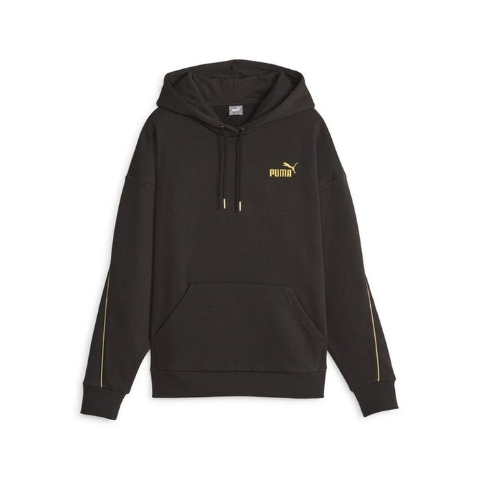 Sudadera con Capucha Mujer Puma Minimal Negro S Sudadera con Capucha Mujer Puma Minimal Negro S