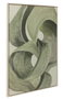 DKD Home Decor Cuadro Lienzo Abstracto Verde Claro 80x120 cm (Pack de 2)