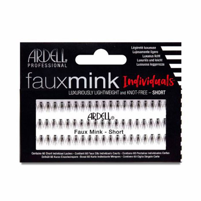 Ardell Pestañas Individuales Faux Mink Negras Cortas Ardell Pestañas Individuales Faux Mink Negras Cortas