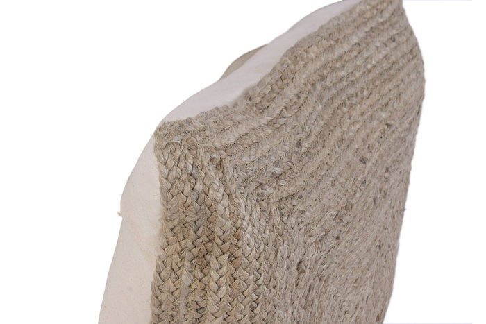 DKD Home Decor Cojín Yute y Algodón 80x80 cm Marrón DKD Home Decor Cojín Yute y Algodón 80x80 cm Marrón