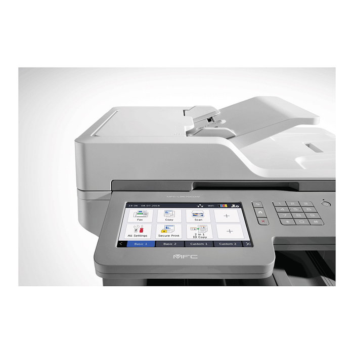 Brother MFC-L9570CDW - Multifunción Color Láser A4, 31 ppm, Wi-Fi, NFC, Pantalla Táctil a Color, Impresión/Copia/Escaneo/Fax, Duplex Automático, ENERGY STAR, Blanco