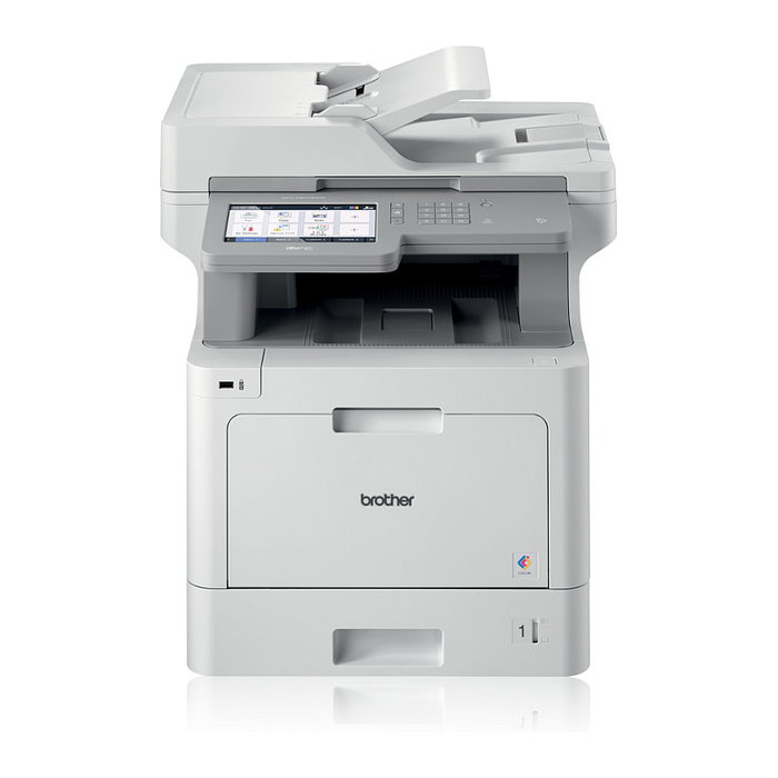 Brother MFC-L9570CDW - Multifunción Color Láser A4, 31 ppm, Wi-Fi, NFC, Pantalla Táctil a Color, Impresión/Copia/Escaneo/Fax, Duplex Automático, ENERGY STAR, Blanco