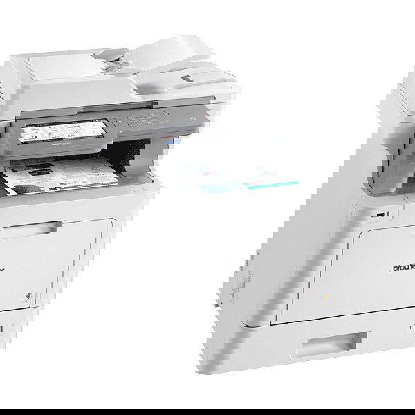 Brother MFC-L9570CDW - Multifunción Color Láser A4, 31 ppm, Wi-Fi, NFC, Pantalla Táctil a Color, Impresión/Copia/Escaneo/Fax, Duplex Automático, ENERGY STAR, Blanco