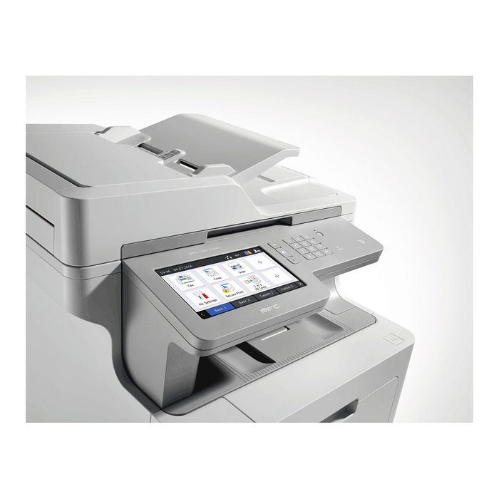 Brother MFC-L9570CDW - Multifunción Color Láser A4, 31 ppm, Wi-Fi, NFC, Pantalla Táctil a Color, Impresión/Copia/Escaneo/Fax, Duplex Automático, ENERGY STAR, Blanco