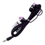 Auriculares Be Mix B-Chrome, Colección Access Tel, Cable Nailon Compatible con Smartphones y iPad, 110 cm