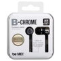 Auriculares Be Mix B-Chrome, Colección Access Tel, Cable Nailon Compatible con Smartphones y iPad, 110 cm