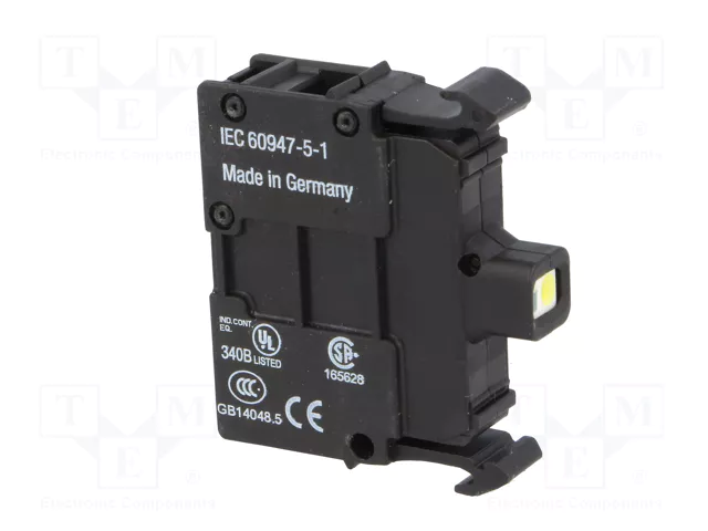 Eaton M22-LED-W Luminaria LED para caja eléctrica, Negro