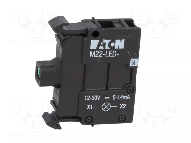 Eaton M22-LED-W Luminaria LED para caja eléctrica, Negro