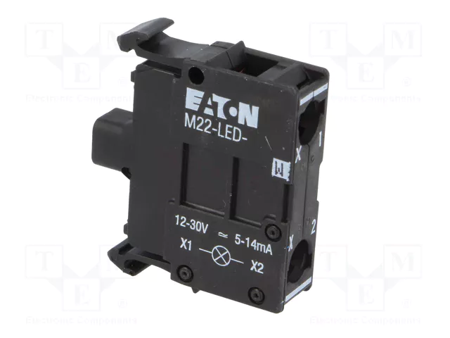 Eaton M22-LED-W Luminaria LED para caja eléctrica, Negro