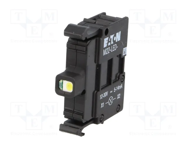 Eaton M22-LED-W Luminaria LED para caja eléctrica, Negro