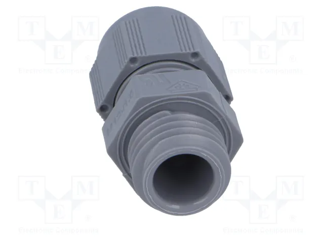 HELU Sello aislante M12 1,5 IP68 gris oscuro