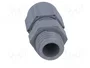 HELU Sello aislante M12 1,5 IP68 gris oscuro