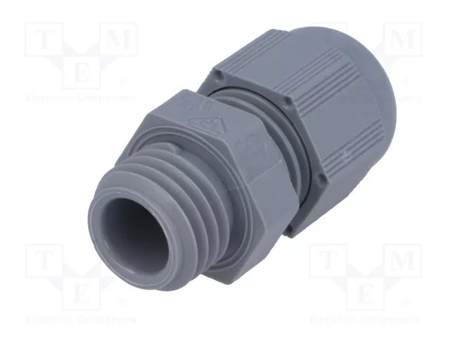 HELU Sello aislante M12 1,5 IP68 gris oscuro