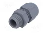 HELU Sello aislante M12 1,5 IP68 gris oscuro