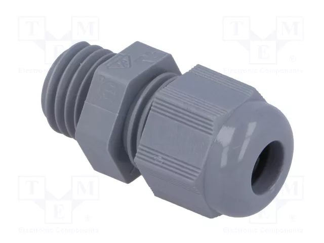 HELU Sello aislante M12 1,5 IP68 gris oscuro