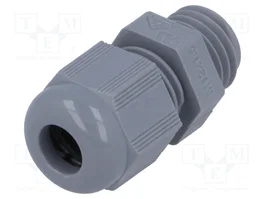 HELU Sello aislante M12 1,5 IP68 gris oscuro