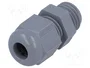 HELU Sello aislante M12 1,5 IP68 gris oscuro