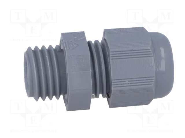 HELU Sello aislante M12 1,5 IP68 gris oscuro
