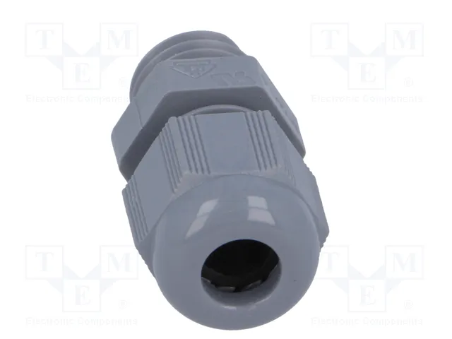 HELU Sello aislante M12 1,5 IP68 gris oscuro
