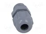 HELU Sello aislante M12 1,5 IP68 gris oscuro