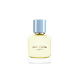 Dolce & Gabbana Light Blue Pour Homme Eau de Parfum 50 ml, Fragancia Masculina con Notas de Ciprés Marino y Cedro