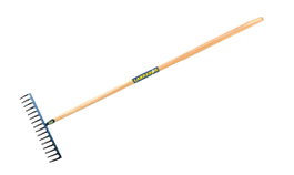 Baja el Agricultor Rastrillo 18 Dientes con Mango L213R