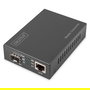 DIGITUS 10 Gigabit Media Converter Negro SFP