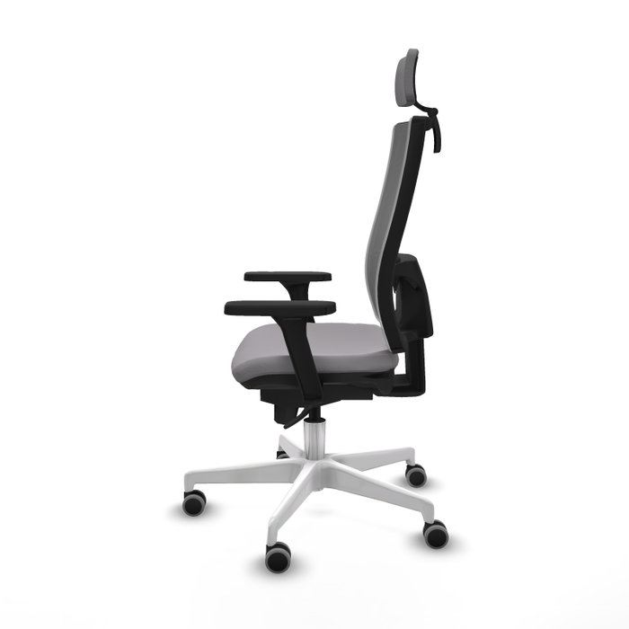 PIQUERAS Y CRESPO Silla de oficina Horna Gris con Mecanismo Sincro