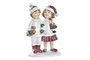 DKD Home Decor Figura de Resina NIòOS Rojo