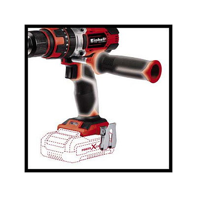 Einhell TE-CD 18/48 Li solo Taladro Percutor a Batería 18V Sin Llave 48 Nm 1500 RPM 2 Velocidades Negro Rojo