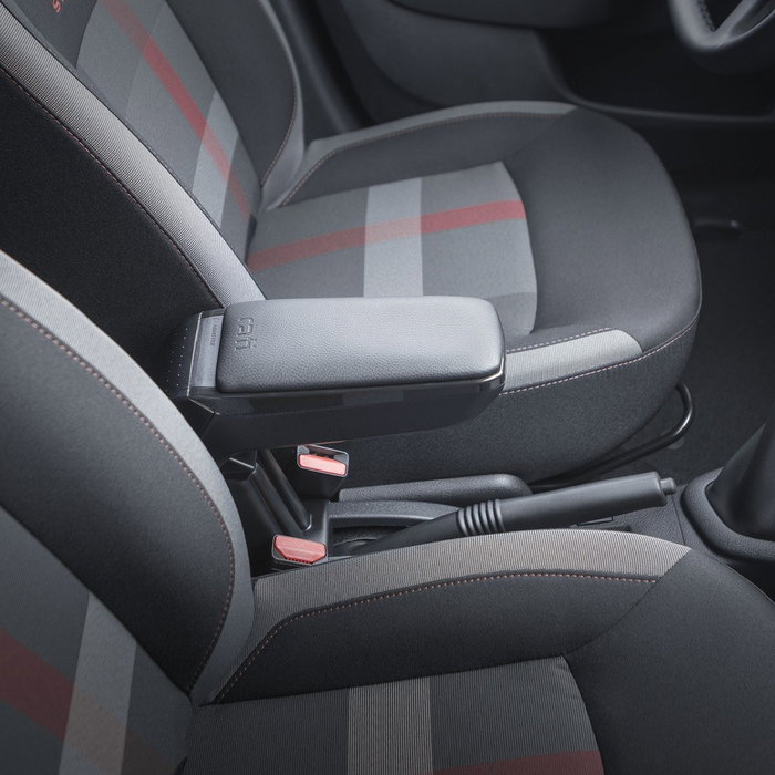 Armster S Reposabrazos para Fiat Linea 2007-2015 Polipiel Negra