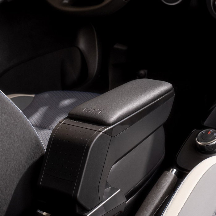 Armster S Reposabrazos para Fiat Linea 2007-2015 Polipiel Negra