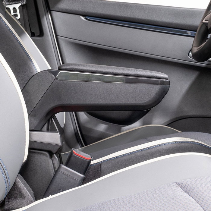 Armster S Reposabrazos para Fiat Linea 2007-2015 Polipiel Negra