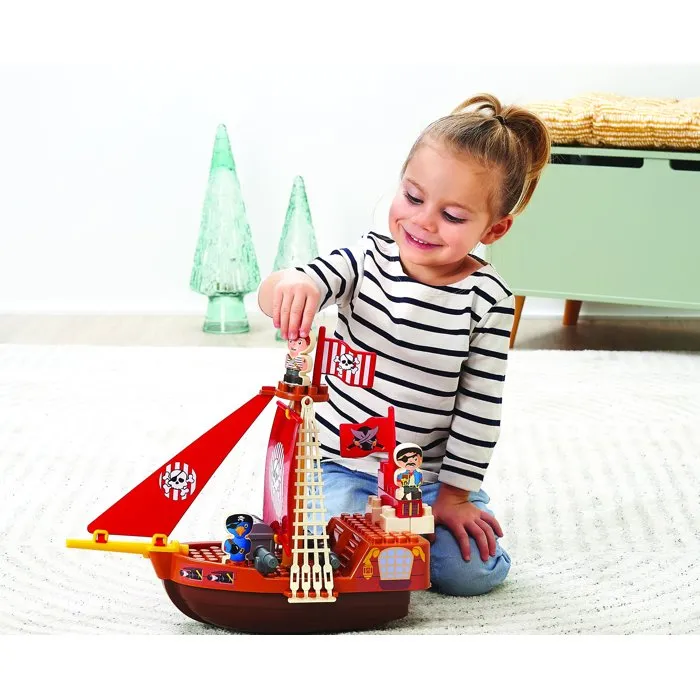 Ecoiffier Barco Pirata con Figuras y Accesorios para Niños a Partir de 18 Meses Ecoiffier Barco Pirata con Figuras y Accesorios para Niños a Partir de 18 Meses