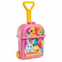 Molto Carrito maleta trolley rosa con 20 bloques