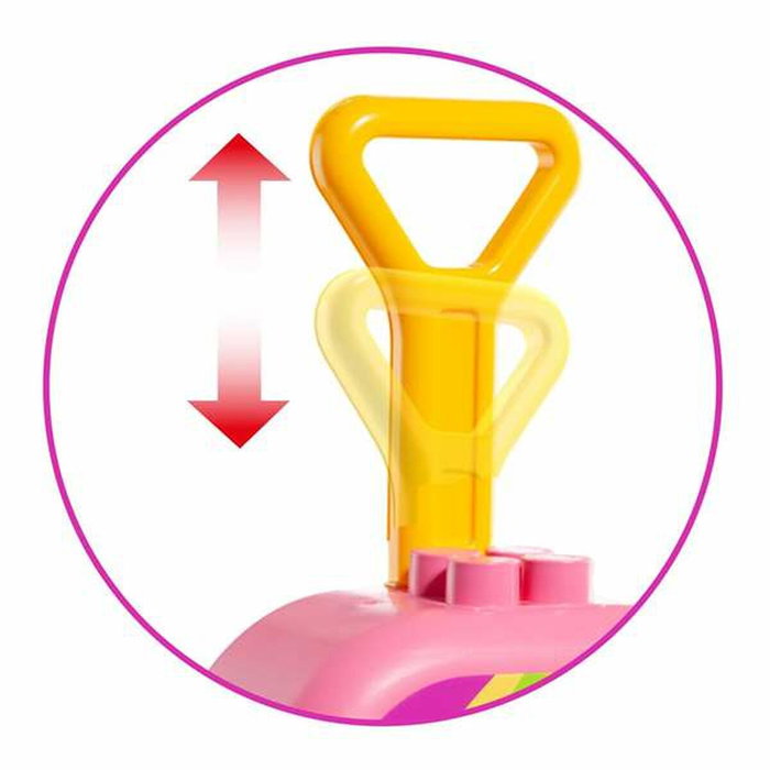 Molto Carrito maleta trolley rosa con 20 bloques