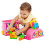 Molto Carrito Maleta Trolley Rosa con 20 Bloques para Niños