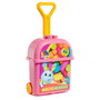 Molto Carrito Maleta Trolley Rosa con 20 Bloques para Niños