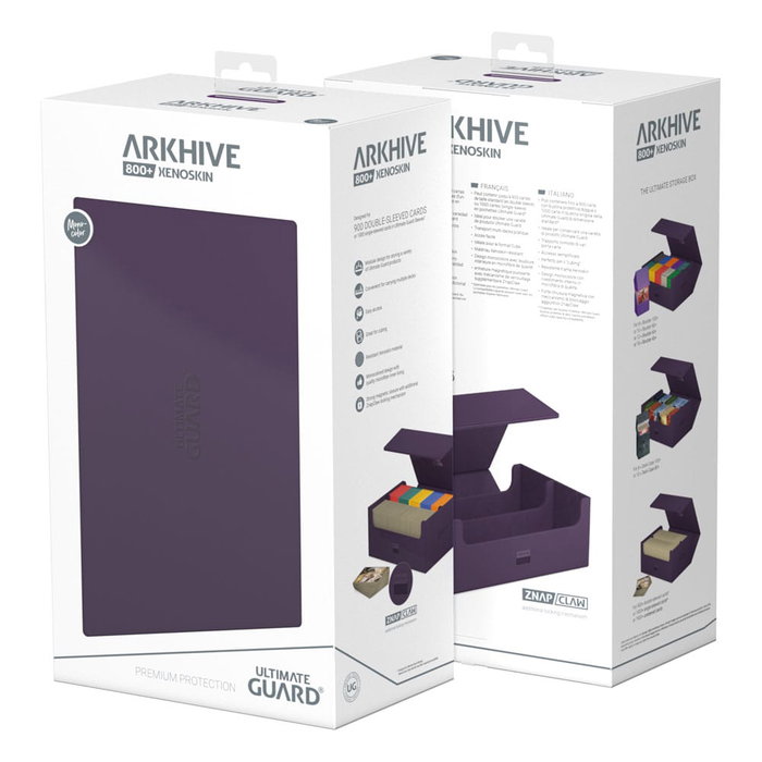 Ultimate Guard Arkhive 800+ XenoSkin Monocolor Violeta