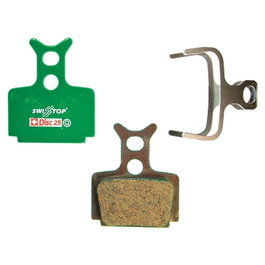 SwissStop Disc 25 Juego de pastillas de freno orgánicas Compatible con Formula RO Racing, T1 Racing, R1 Racing, R1, C1, CR3, T1, RO, Mega, The One, RX, RR1, CURA