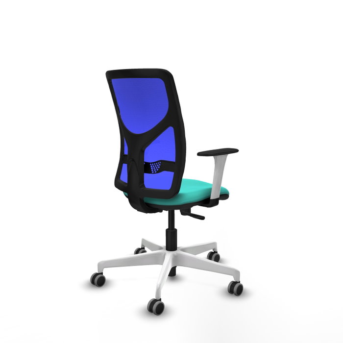 PIQUERAS Y CRESPO Silla de oficina Motilla con mecanismo Sincro, Turquesa y Azul PIQUERAS Y CRESPO Silla de oficina Motilla con mecanismo Sincro, Turquesa y Azul