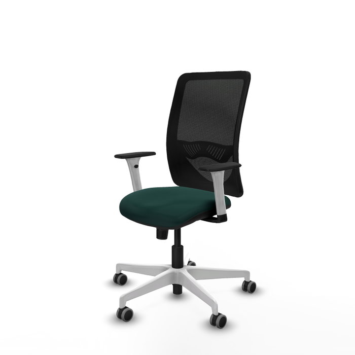 PIQUERAS Y CRESPO Silla de oficina Zulema con mecanismo Sincro, Verde botella y Negro PIQUERAS Y CRESPO Silla de oficina Zulema con mecanismo Sincro, Verde botella y Negro