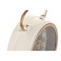 DKD Home Decor Reloj de Sobremesa Metal y Cristal Blanco y Dorado