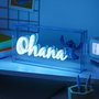 Paladone Lámpara Led Neón Stitch Ohana 15x30 cm con cable USB