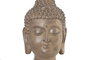 DKD Home Decor Figura de la Cabeza de Buda en Resina Marrón