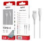 AVANT CONNECT Cable USB Tipo C a USB 3A 1m Blanco Carga Rapida