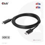 Club3D Cable DisplayPort 1.4 a HDMI 2.1 HDR Activo 8K60Hz 3m CAC-1087 Negro